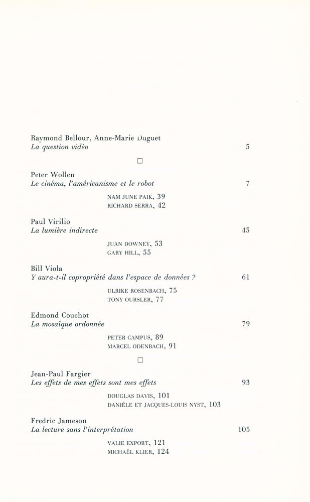 『COMMUNICATIONS 48 - Vidéo』 2