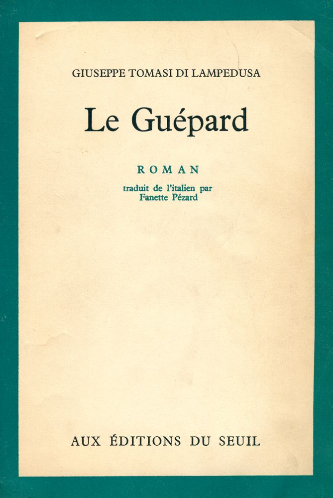 『Le Guépard : ROMAN』 1