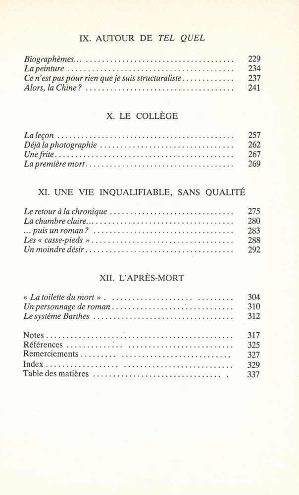 『ROLAND BARTHES : 1915-1980』 4