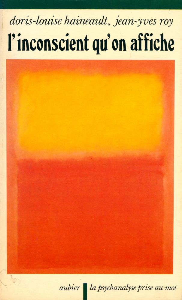 『l'inconscient qu'on affiche』 1