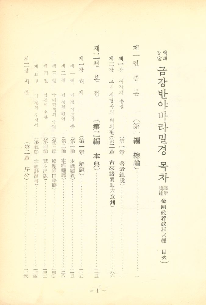 『金剛般若波羅蜜經(금강반야바라밀경)』 2