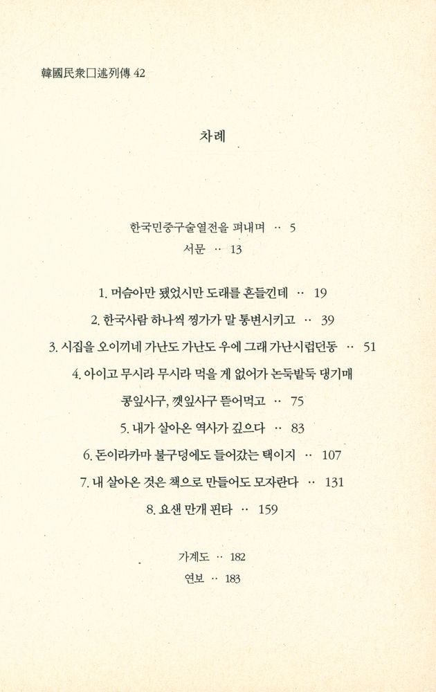 『한국민중구술열전 42 - 하봉연 1929년 6월 29일생』 2
