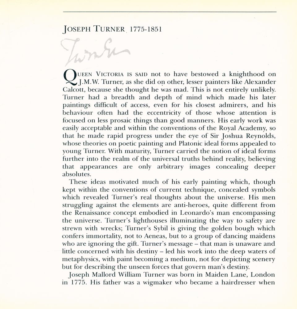 『THE LIFE AND WORKS OF TURNER』 2
