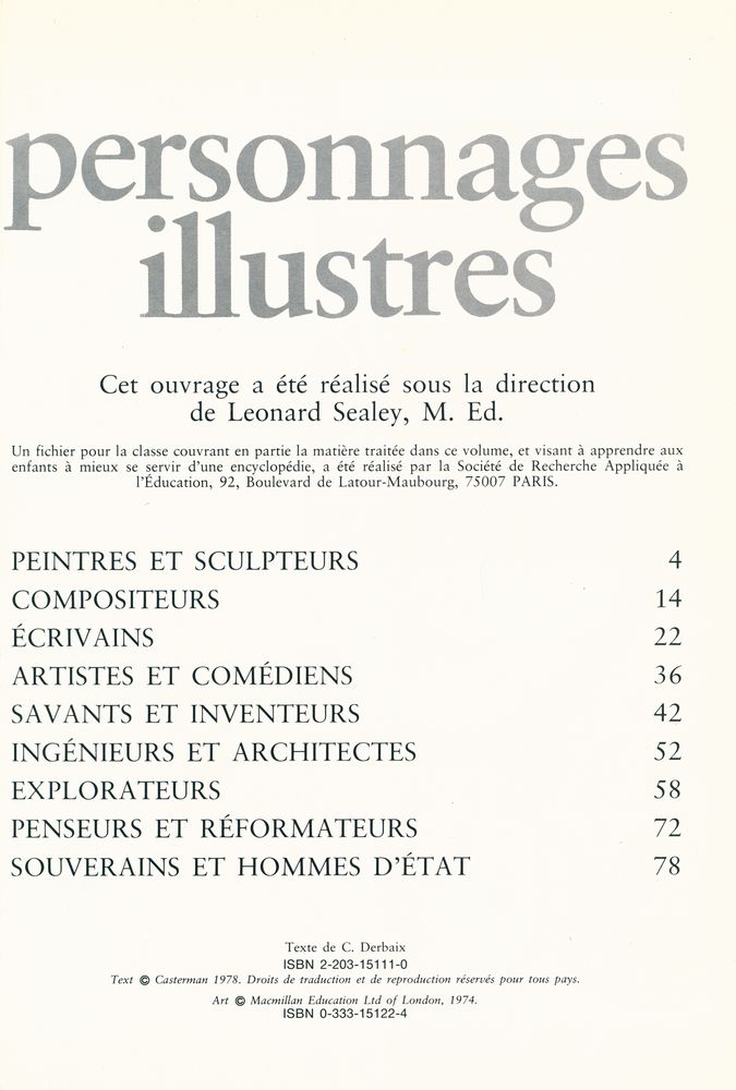 『personnages illustres』 2
