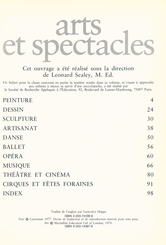 『arts et spectacles』 2