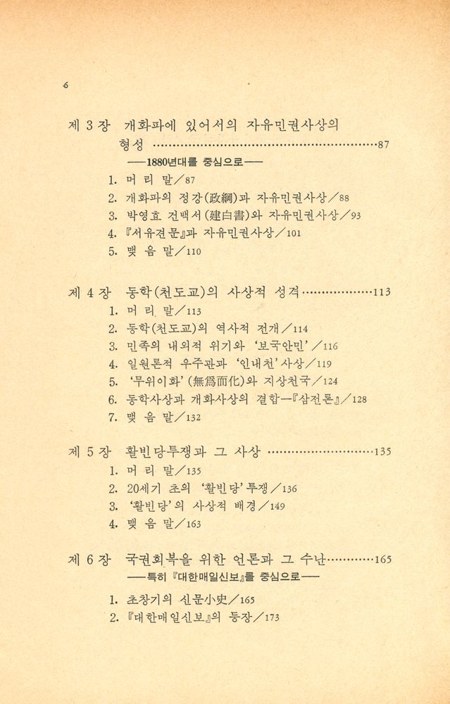 『미래신서 13 - 근대한국사상사연구』 3