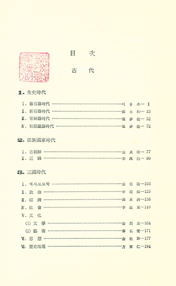 『韓國史論 1(한국사론 1)』 2