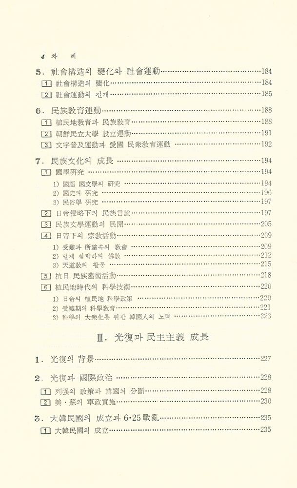 『韓國現代史(한국현대사)』 5