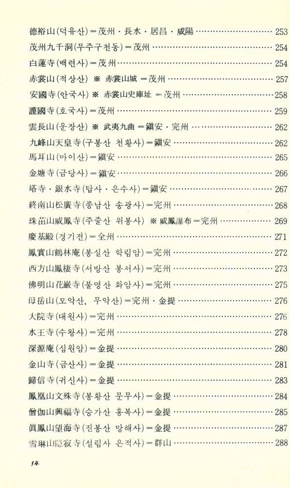 『名山古刹따라 하(명산고찰따라 하)』