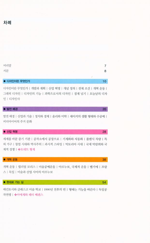 『즐거운 지식여행 006 - DESIGN 디자인 : 한눈에 보는 흥미로운 디자인의 역사』 2
