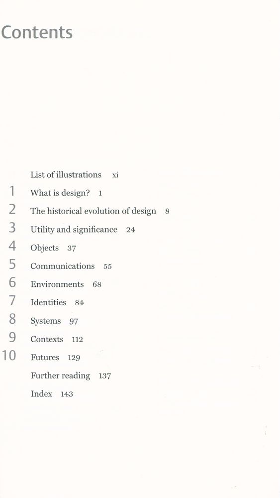 『DESIGN : A Very Short Introduction』 2