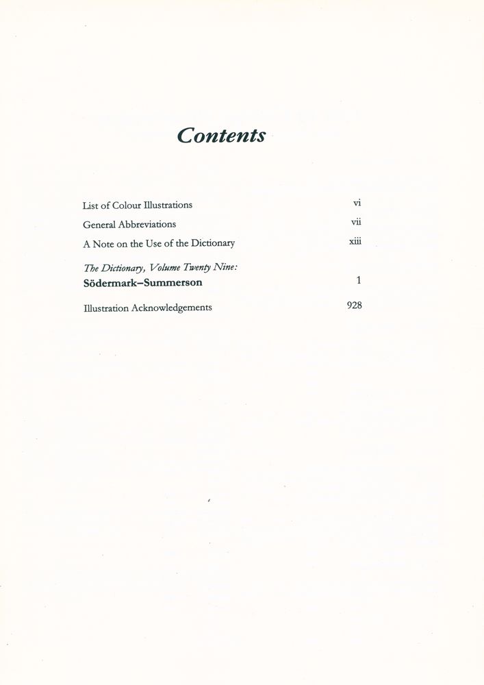 『The dictionary of art 29 : Södermark to Summerson』 3