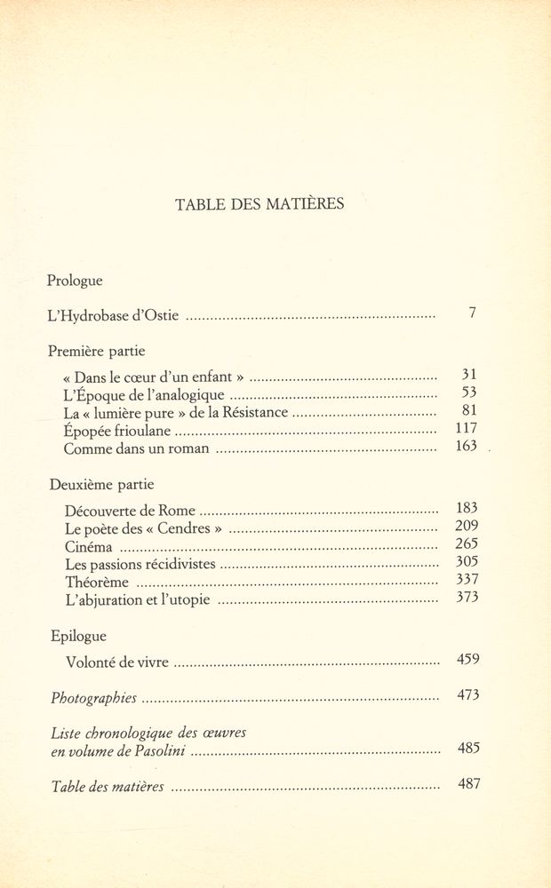 『PASOLINI : UNE VIE』 2