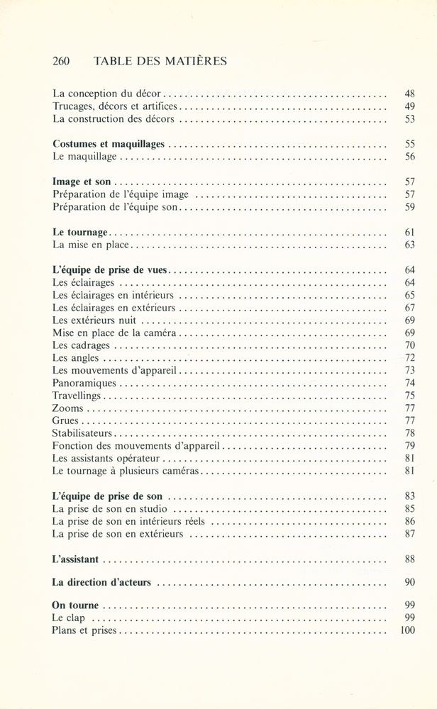 『FAIRE UN FILM』 3