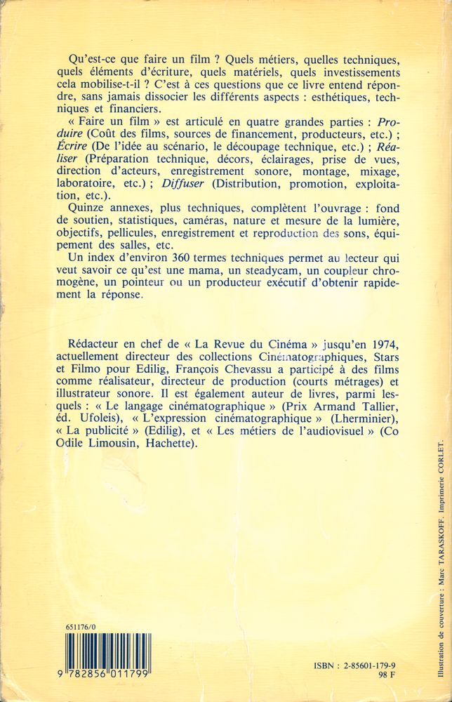 『FAIRE UN FILM』 7