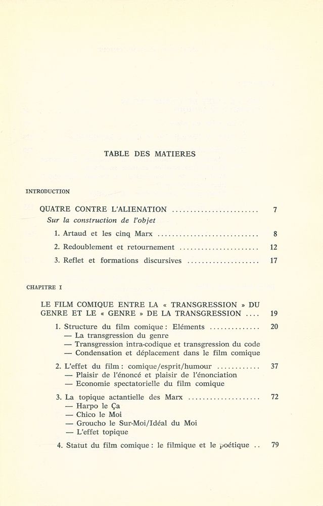 『Le Filmique et le Comique : Essai sur le film comique』 2