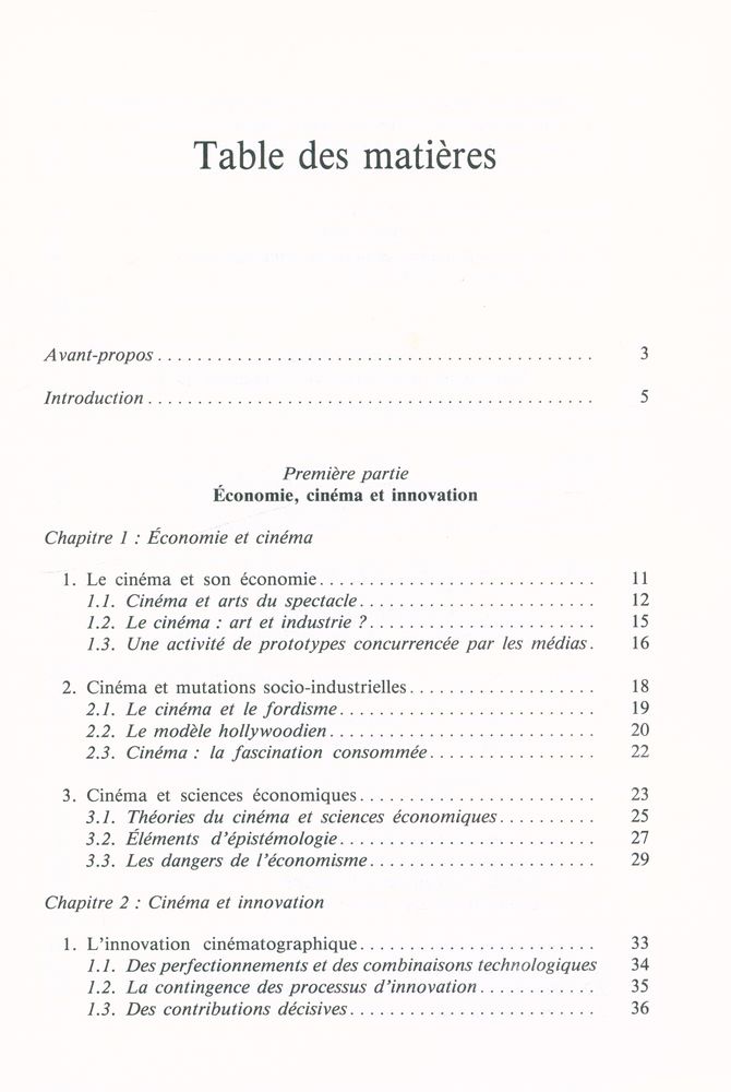 『ÉCONOMIE DU CINÉMA : PERSPECTIVES STRATÉGIQUES』 2
