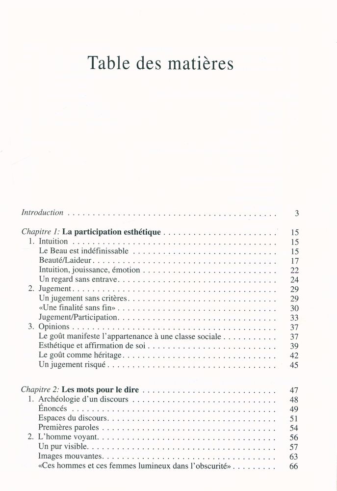 『ESTHÉTIQUES DE L'AUDIOVISUEL』 2