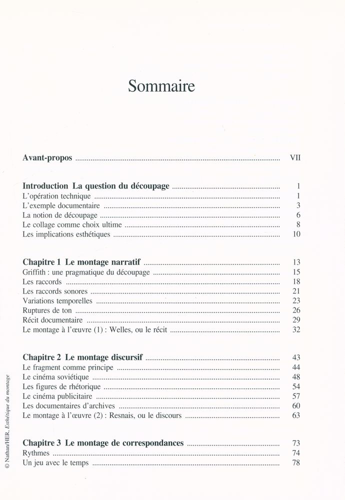 『Esthétique du montage』 2