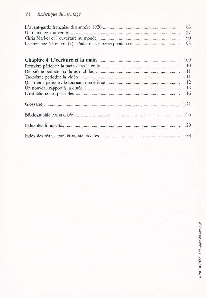 『Esthétique du montage』 3