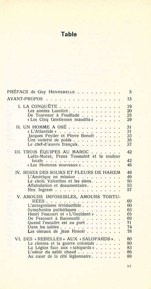 『le cinéma colonial : de 