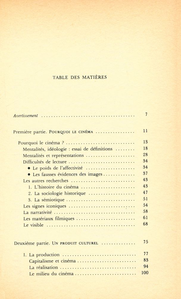 『SOCIOLOGIE DU CINÉMA : ouverture pour l'histoire de demain』 2