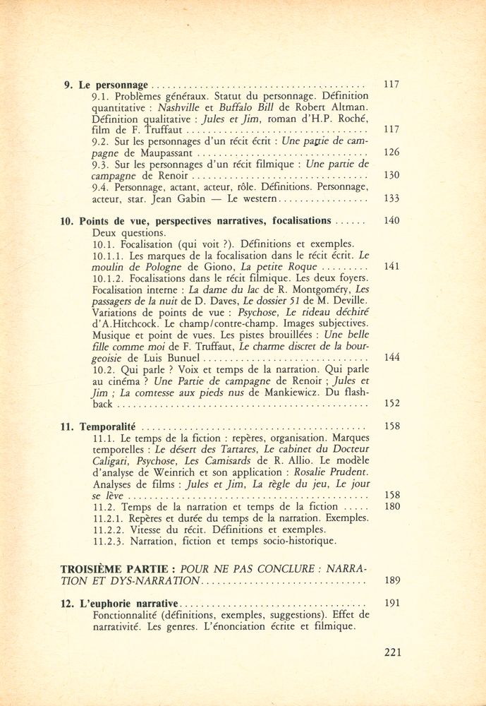 『CINÉMA ET RÉCIT I - RÉCIT ÉCRIT RÉCIT FILMIQUE』 4