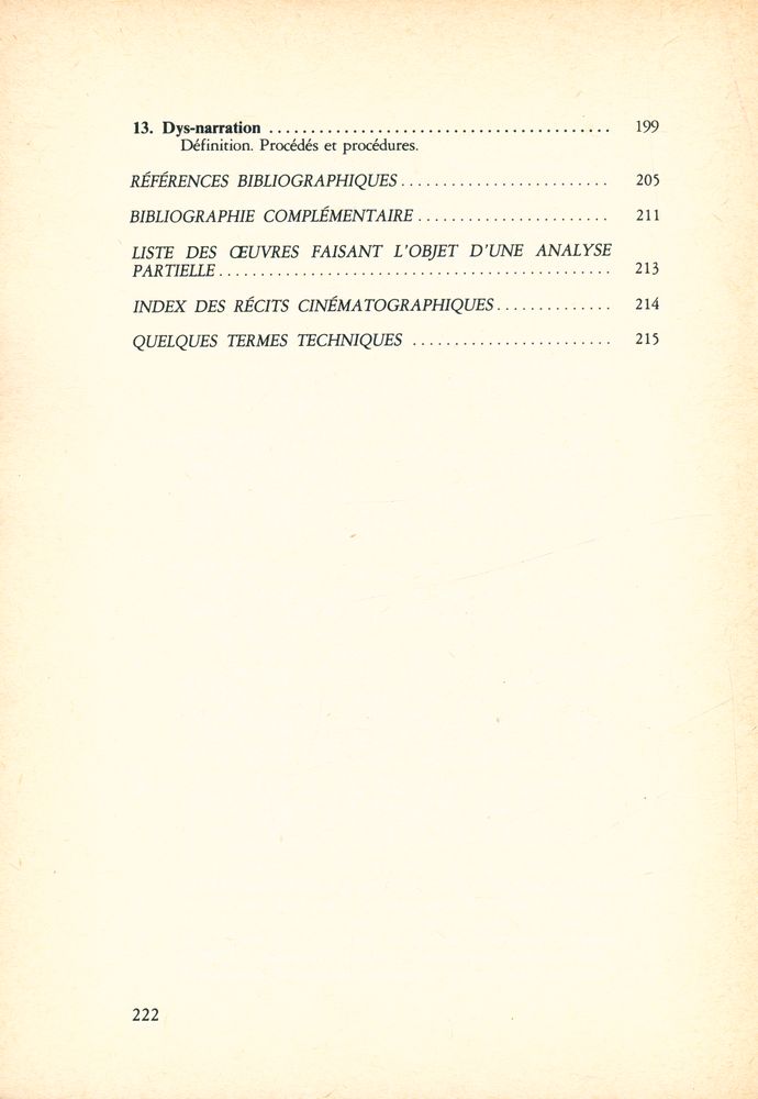 『CINÉMA ET RÉCIT I - RÉCIT ÉCRIT RÉCIT FILMIQUE』 5
