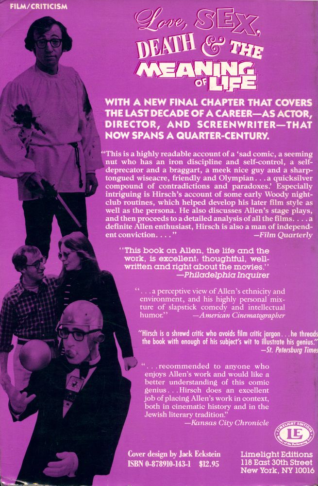 『Love, sex, death, and the meaning of life : the films of Woody Allen』 3
