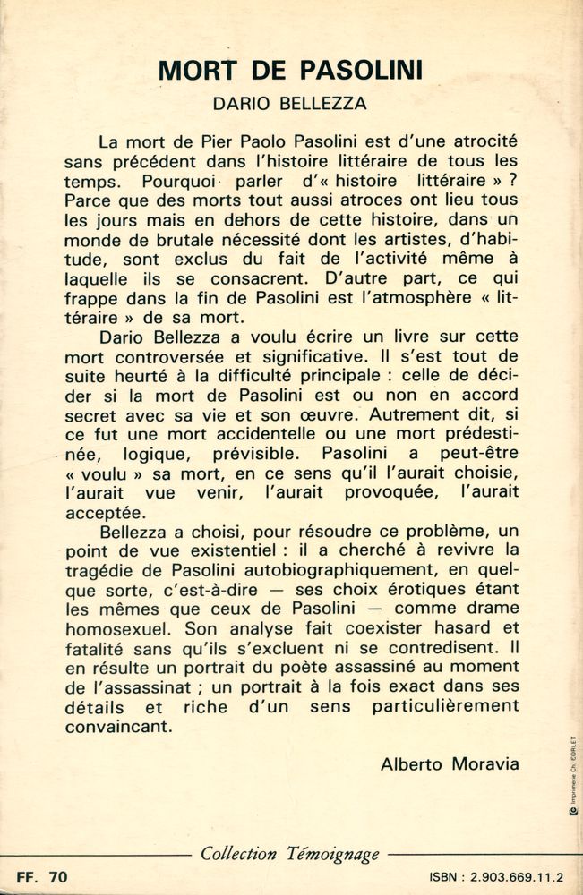 『MORT DE PASOLINI』 3