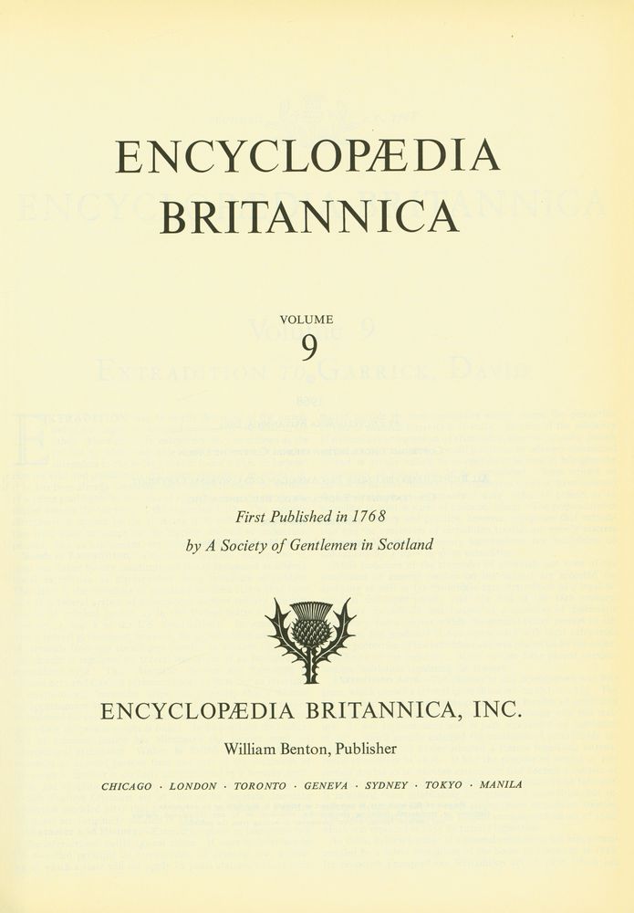 『ENCYCLOPÆDIA BRITANNICA VOLUME 9』 2