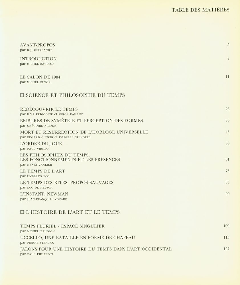 『L'ART ET LE TEMPS: REGARDS SUR LA QUATRIEME DIMENSION』 2