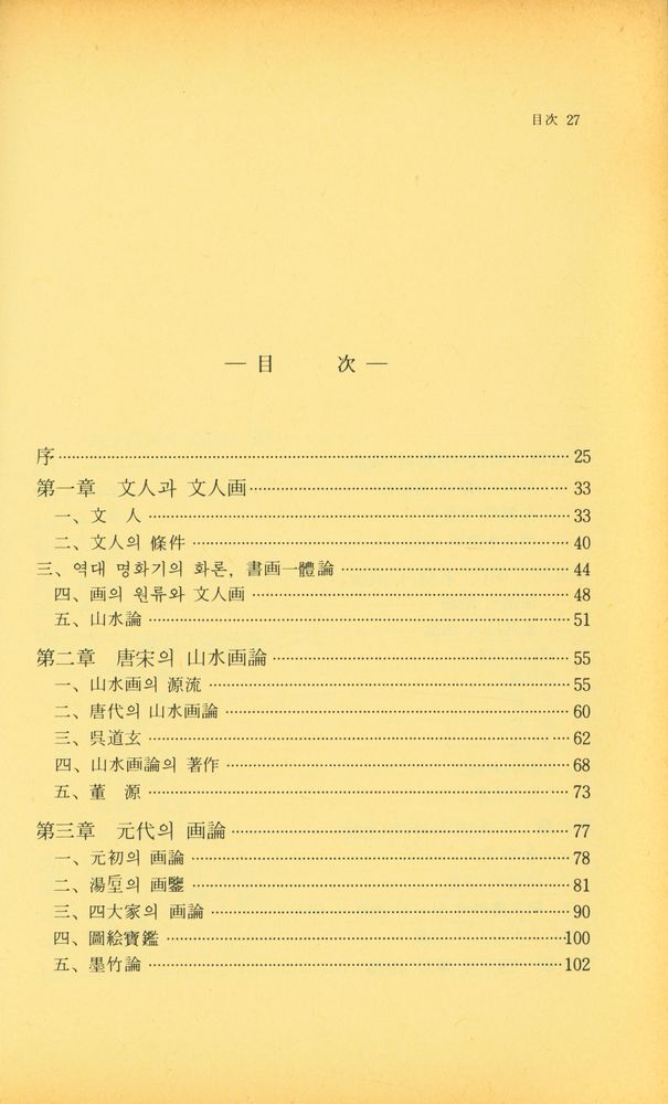 『文人画論集(문인화논집)』 2
