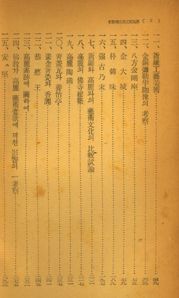 『朝鮮美術文化史論叢(조선미술문화사논총)』 3