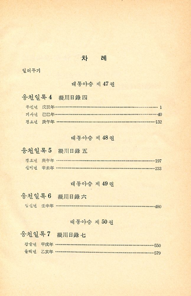 『고전국역총서 60 - 국역 대동야승 ⅩⅡ』 2