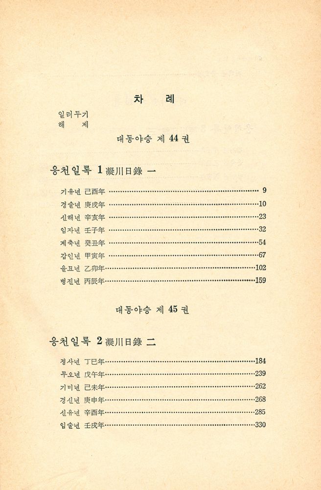 『고전국역총서 59 - 국역 대동야승 ⅩⅠ』 2