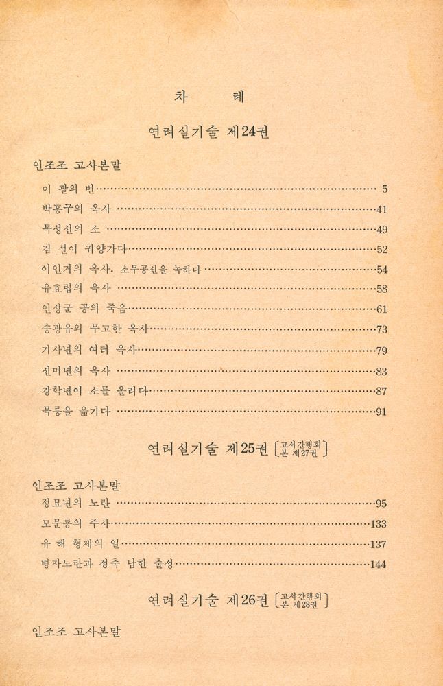 『고전국역총서 - 국역 연려실기술 Ⅵ』 2
