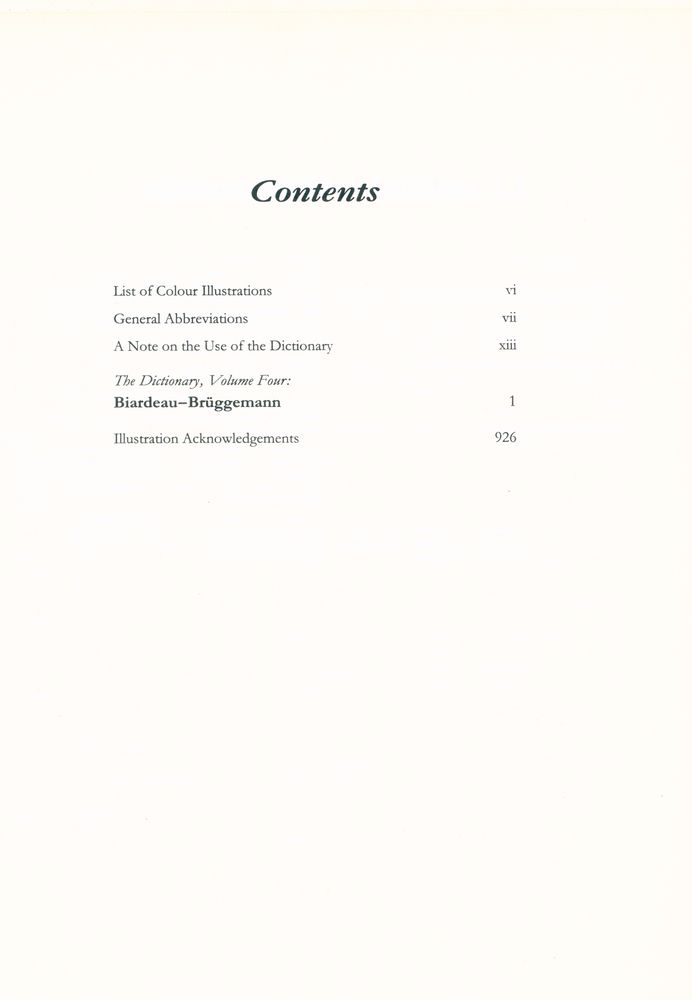 『The Dictionary of ART 4 - Biardeau To Brüggemann』 3