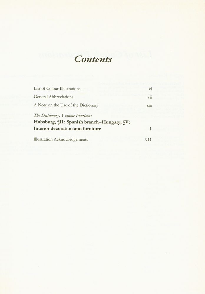 『The Dictionary of ART 14 - Habsburg, ∫Ⅱ : Spanish branch to Hungary, ∫Ⅴ : Interior decoration and furniture』 3