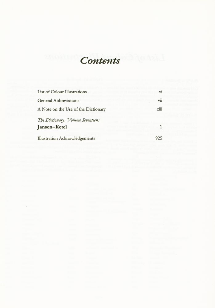 『The Dictionary of ART 17 - Jansen to Ketel』 3