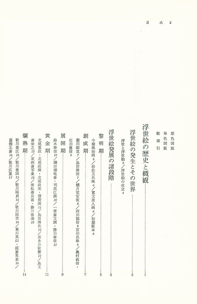 『浮世絵の基礎知識』 2