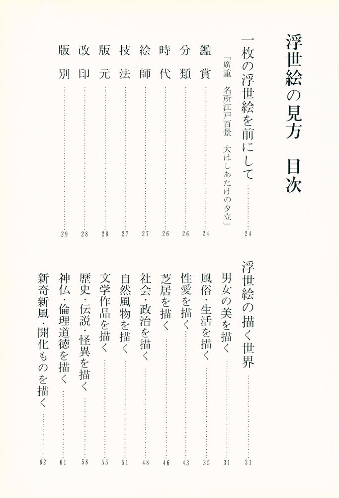 『浮世絵の見方』 2
