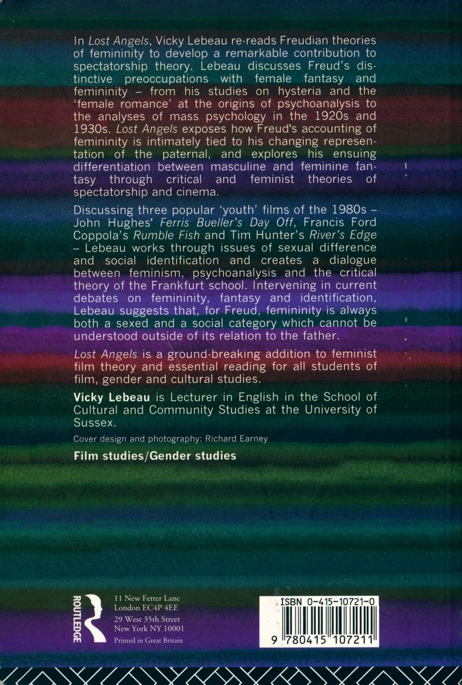 『Lost Angels : psychoanalysis and cinema』 3