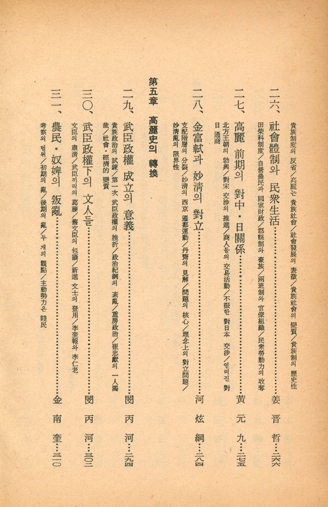 『韓國史의 再照明(한국사의 재조명)』 6