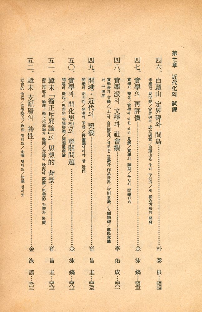 『韓國史의 再照明(한국사의 재조명)』