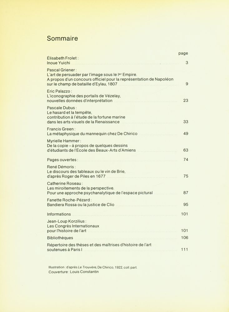 『l'écrit - voir : REVUE D'HISTOIRE DES ARTS』 4 2