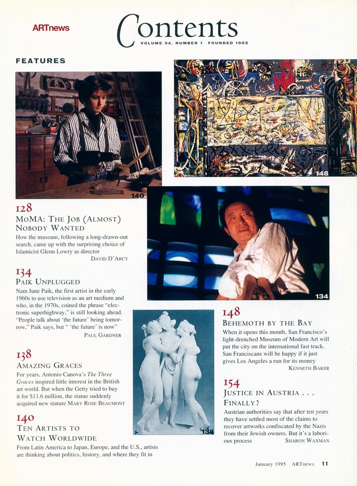 『ARTnews』 JANUARY 1995 2