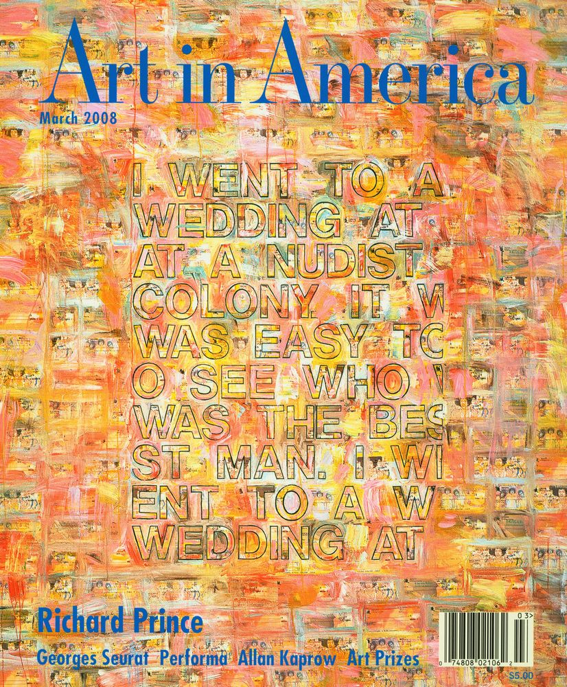 『Art in America』 March 2008 1