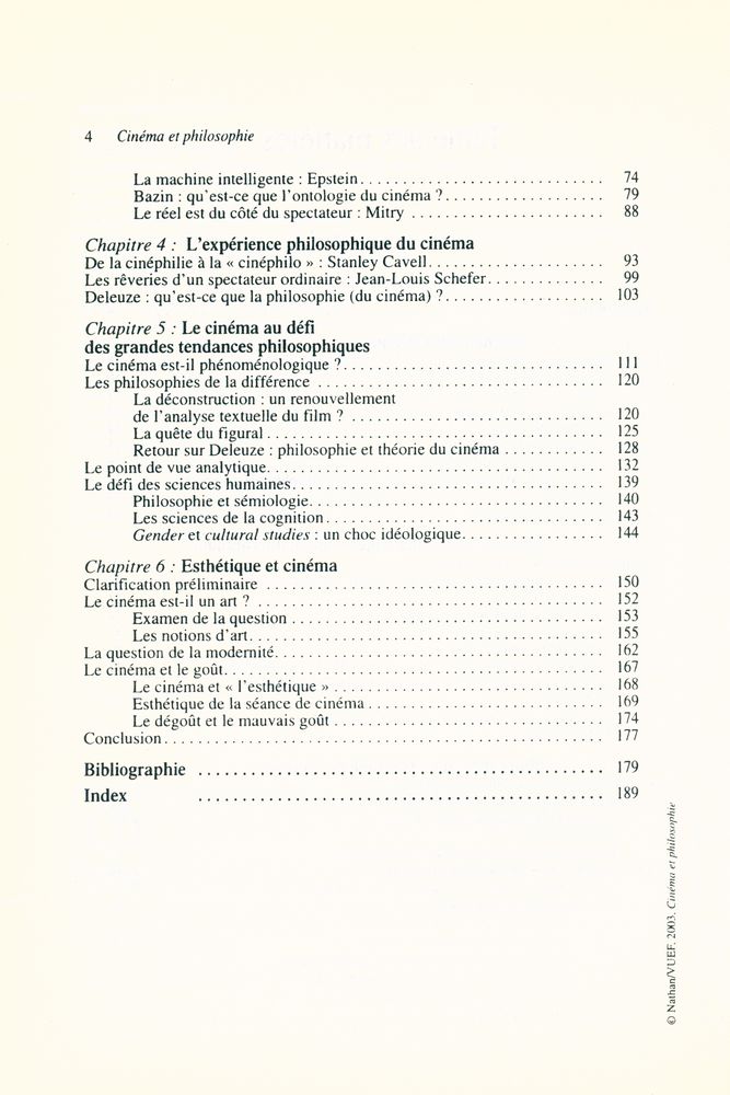 『Cinéma et philosophie』 3