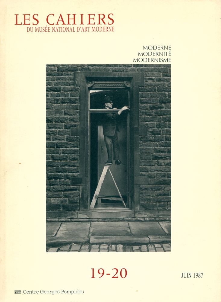 『LES CAHIERS DU MUSÉE NATIONAL D'ART MODERNE』 19 - 20 JUIN 1987 1